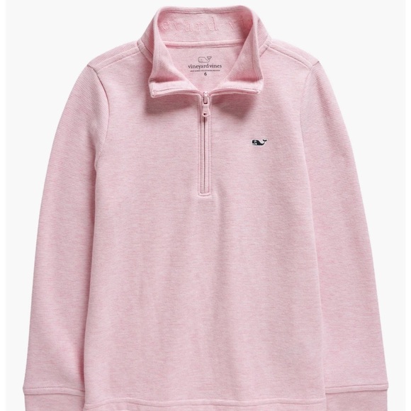 Vineyard Vines Other - Vineyard Vines Kids Pink Quarter-Zip Sweatshirt